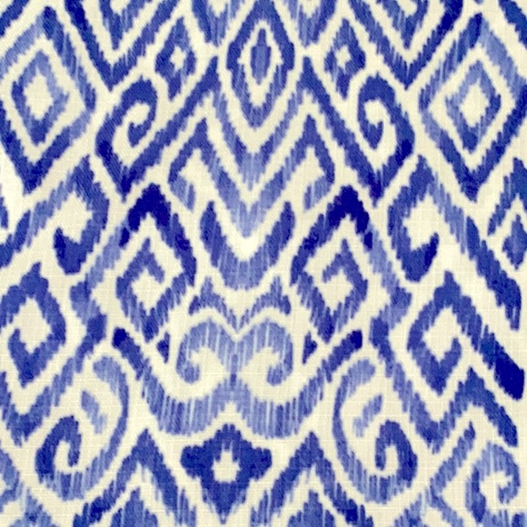 NWT Pappagallo Blue/Ivory Sleeveless A Line Mini Dress Small - Picture 4 of 7